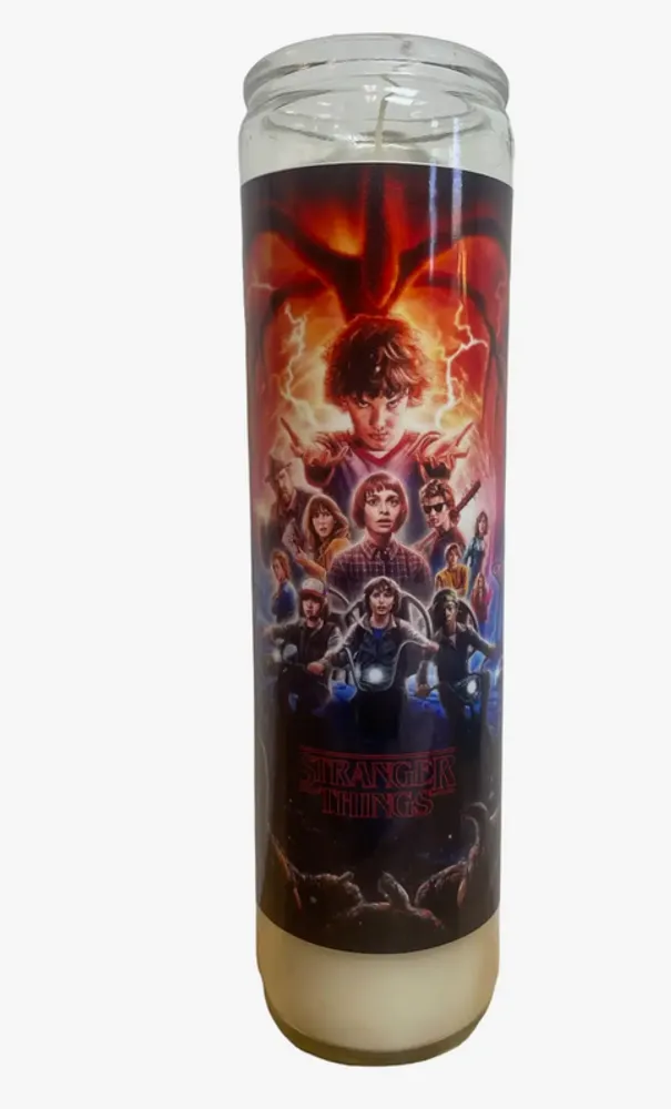 Stranger Things Devotional Candle