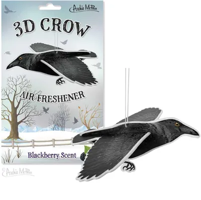Air Freshener- 3D Crow