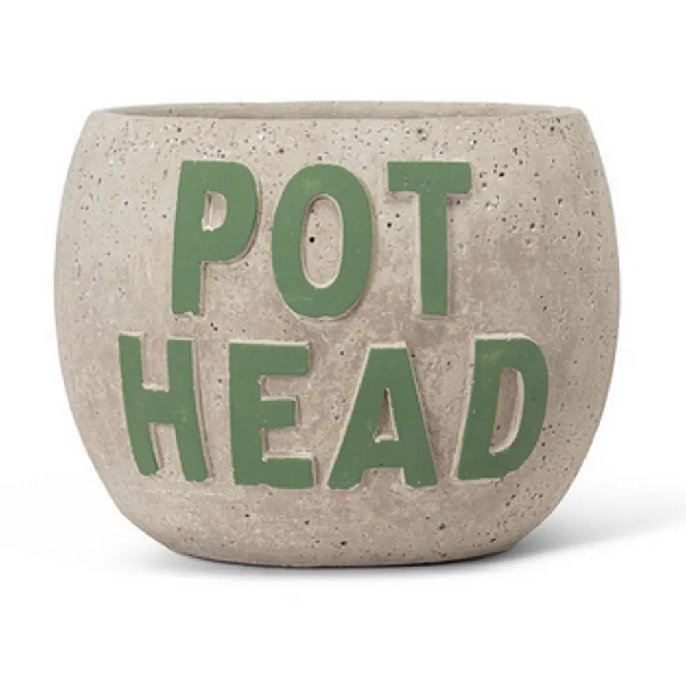 Abbott Lg Pot Head Planter 6"
