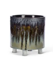 Abbott Md Ombre Glaze Planter W/Feet 8"