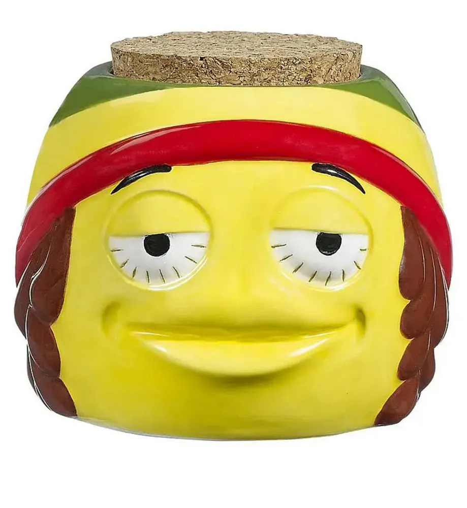 Rasta Emoji Stash Jar