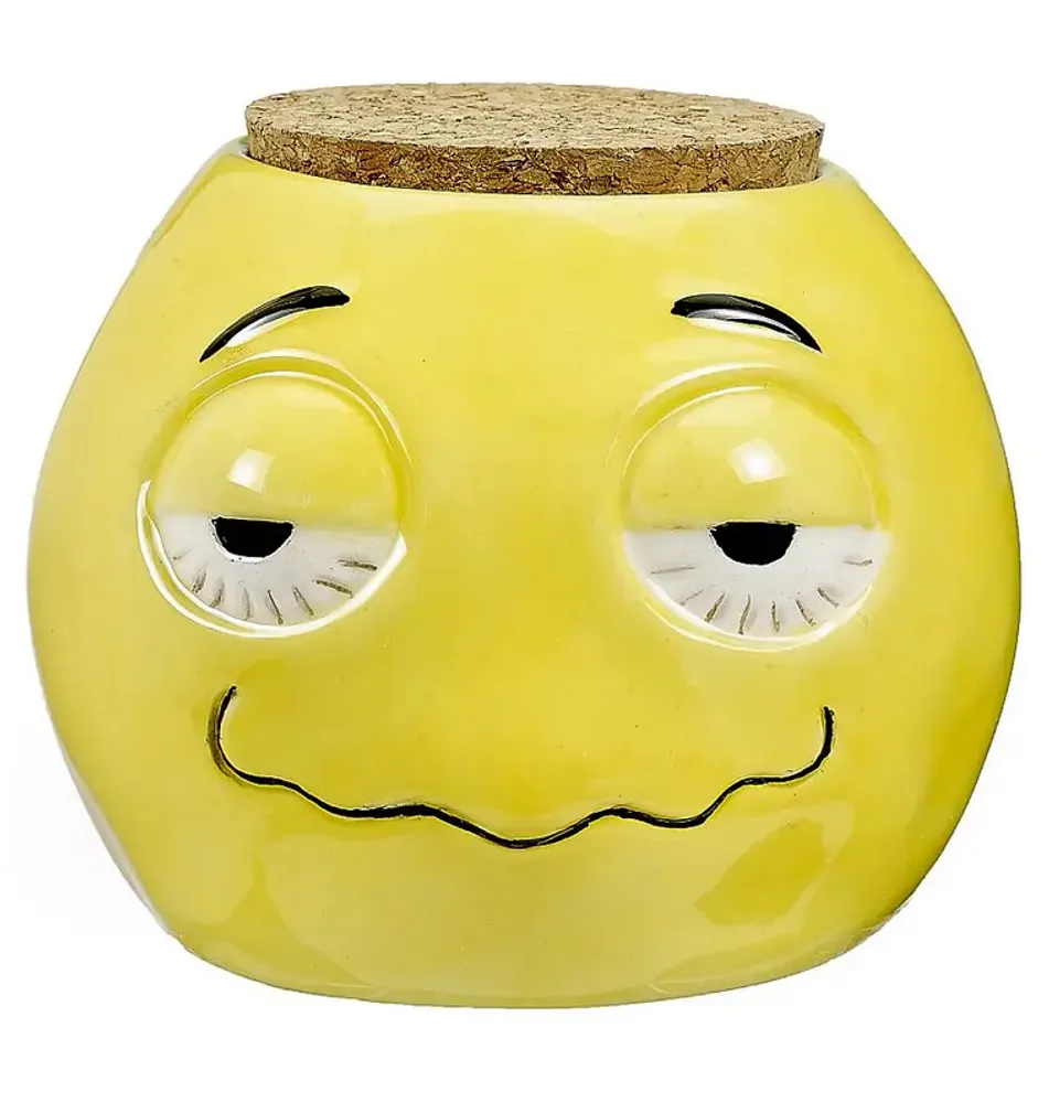 Stoned Emoji Stash Jar