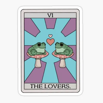 Redbubble The Lovers- Frogs Sticker