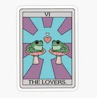 Redbubble The Lovers- Frogs Sticker