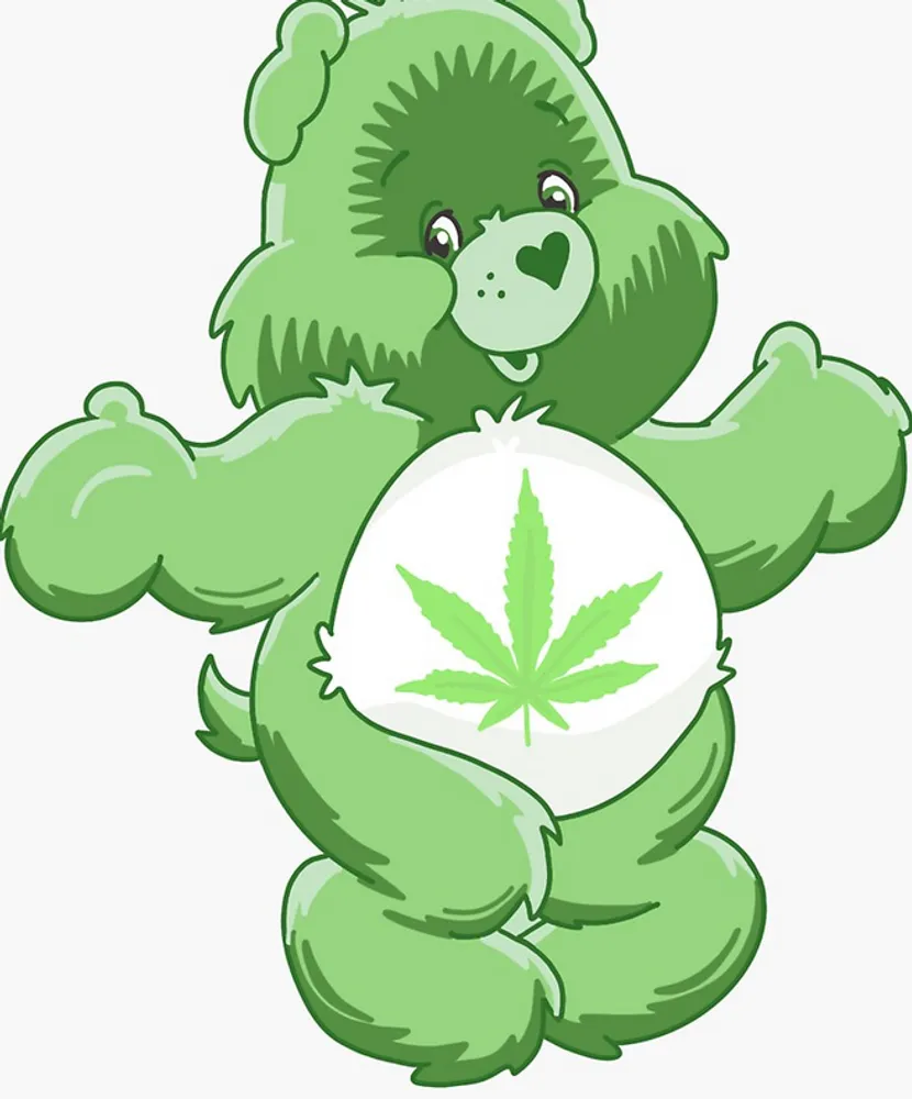Redbubble Green Bear Sticker