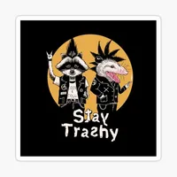 Redbubble Stay Trashy Sticker