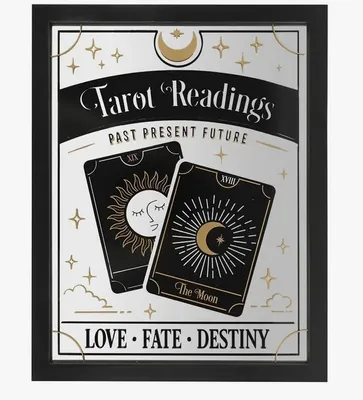 Tarot Readings Mirrored Wall Hanging