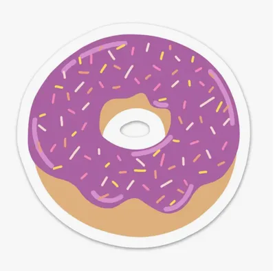 Sprinkle Donut Sticker