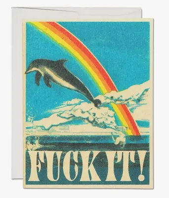 Dolphin Encouragement Card