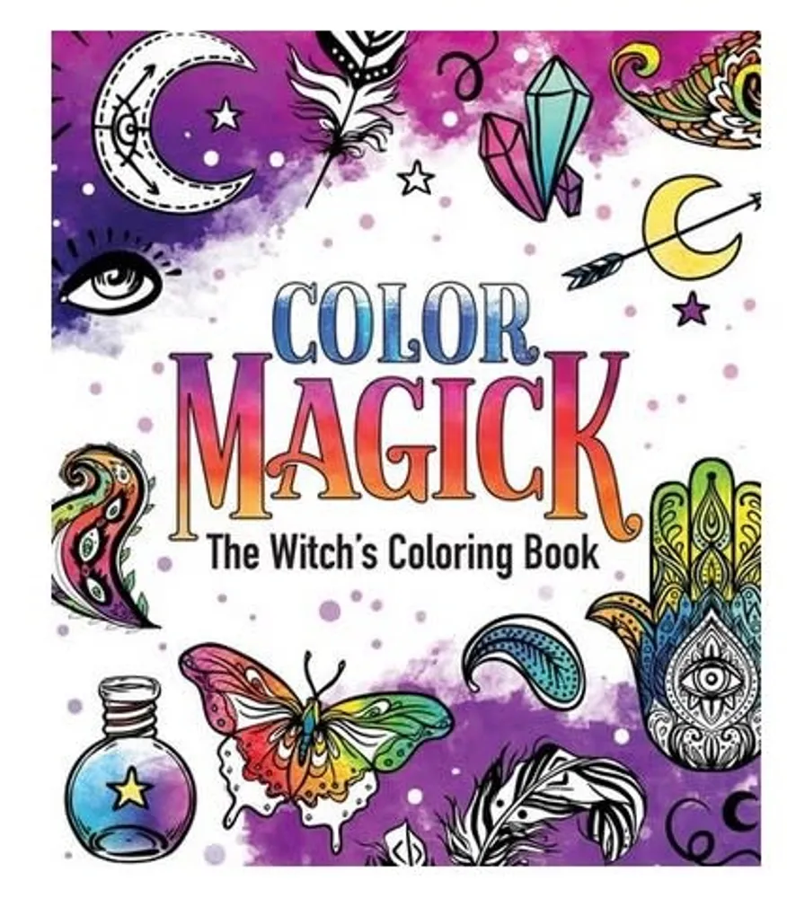 Color Magick Witches Colouring book