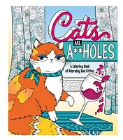 Cats are Assholes Colouring Book