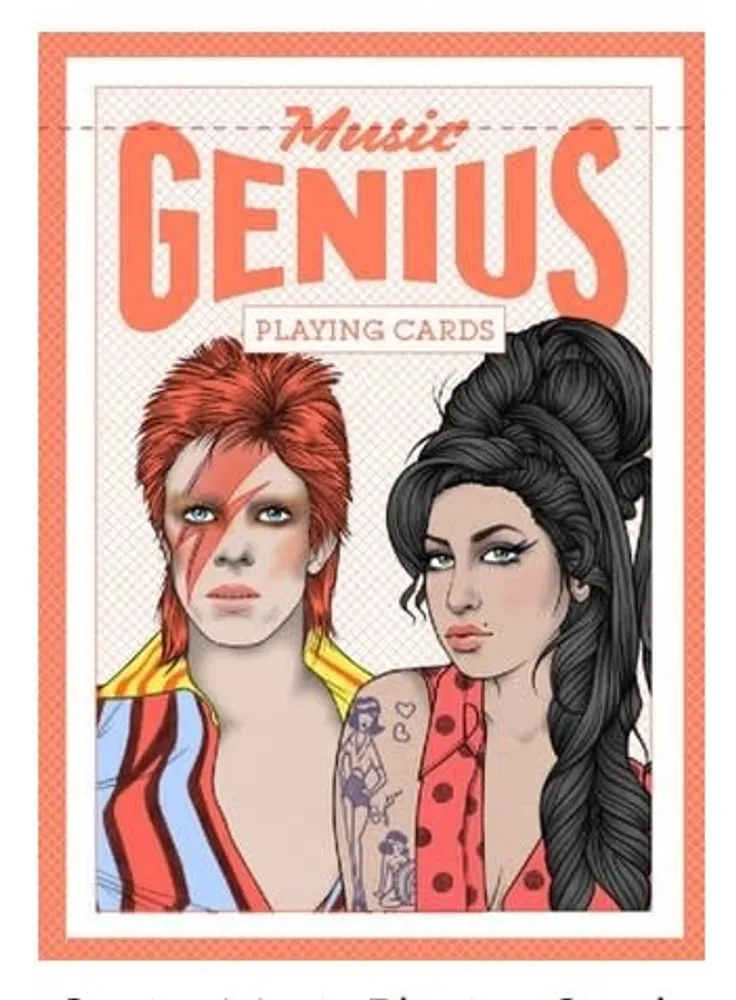 Genius Music Playing Playing Cards