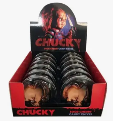 Grandpa Joe's Candy Shop Chucky, Childsplay Candy Tins