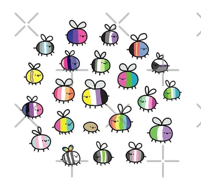 Redbubble Bees Sticker