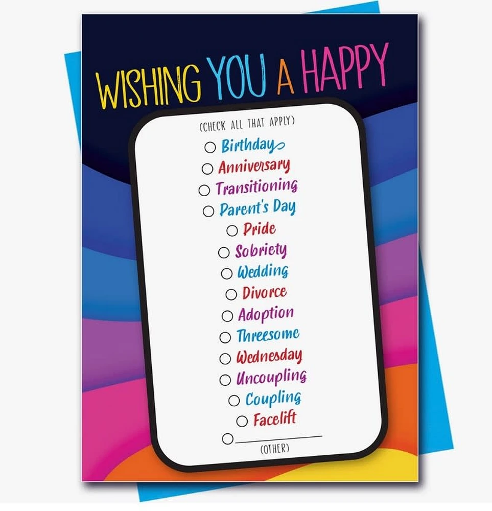 Queer Checkbox Greeting Card