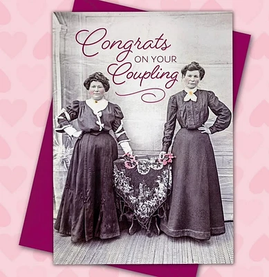 Coupling Wedding Card