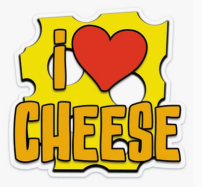 I Love Cheese Vinyl