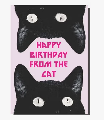 Cat Birthday Card