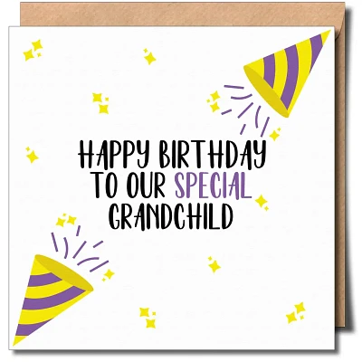 Happy Birthday To Our Special Grandchild