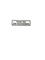 THANK YOU FOR YOUR PATIENCE Enamel Pin