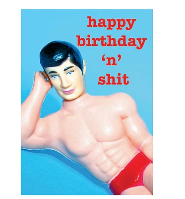 Happy Birthday Male Pin Up Card