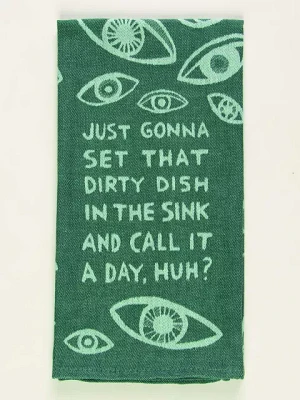 Dish In The Sink Dish Towel