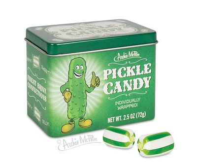 Archie McPhee Pickle Candy In Tin