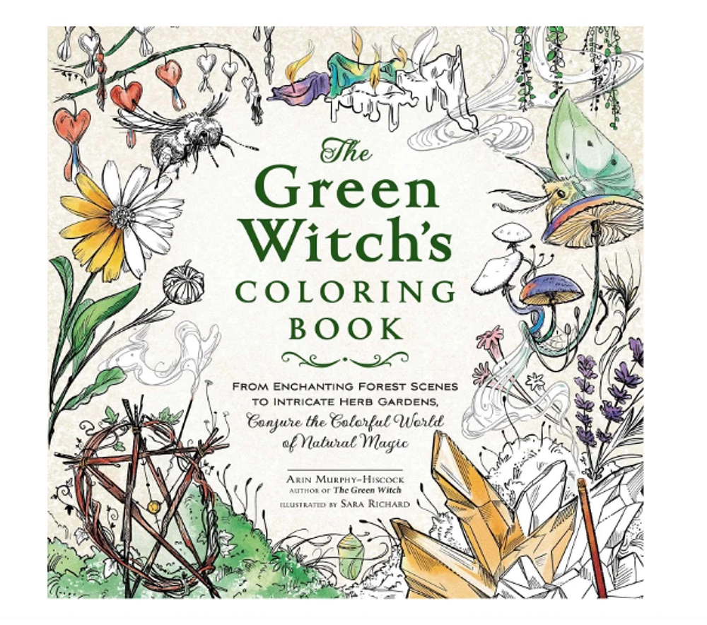 The Green Witches Colouring Book