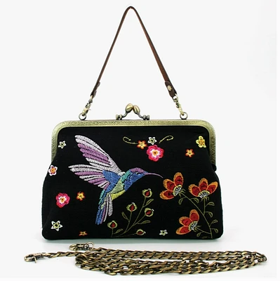 Hummingbird Kiss lock Handbag