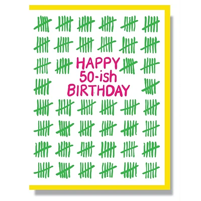 Happy 50-ish Birthday Card