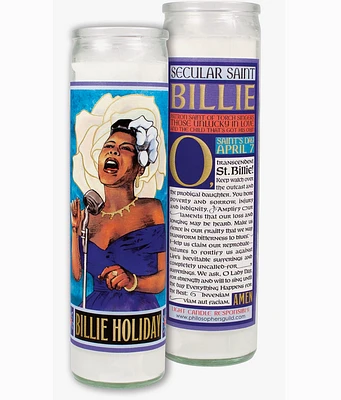 Billie Holiday Secular Saint Candle