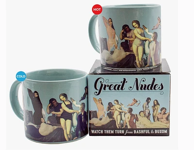 Great Nudes of Art Heat-Changing Coffee Mug