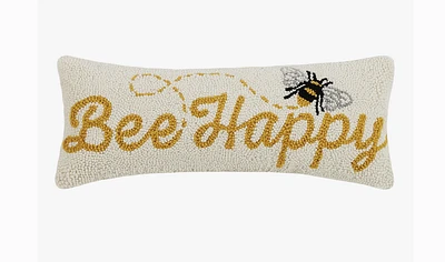 Peking Handicraft Bee Happy Hook Pillow