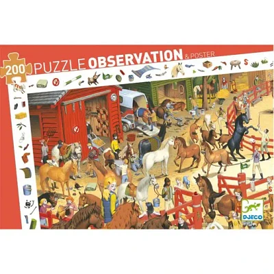 Observation Puzzle: Horse Riding 200pcs