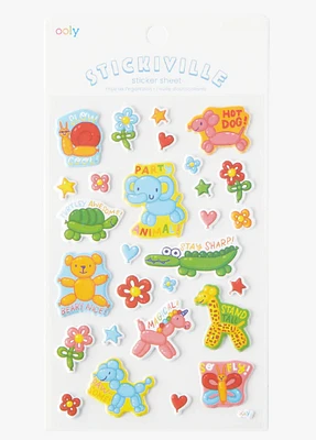 Stickiville Animal Balloons Stickers