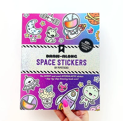 Draw Along  Space Sticker Book