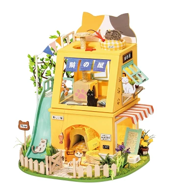 DIY Miniature House Kit: Cat House