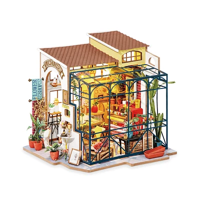 Diy Miniature House Kit: Flower Shop