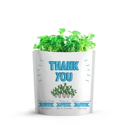 Thank You Card | Arugula Microgreens