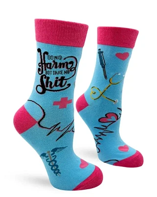 Do No Harm, Take No Shit Crew Socks