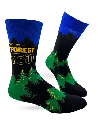 Forest Be With You Crew Socks