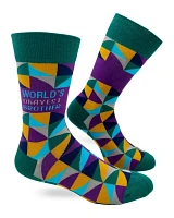 Worlds Okayest Brother Mens Crew Socks