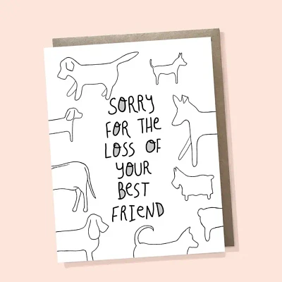 Dog Loss Sympathy Card