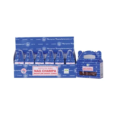 Nag Champa Backflow Cones by Satya