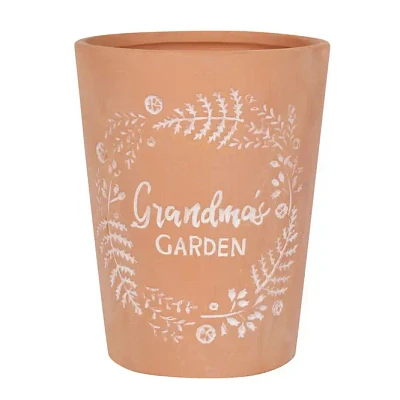 Grandma's Garden Terracotta Plant Pot