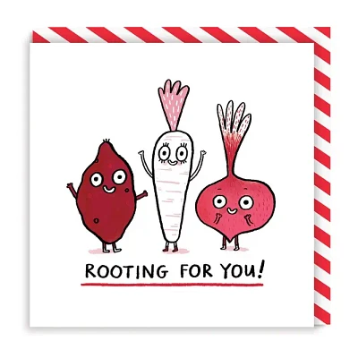 Rooting For You Greeting Card