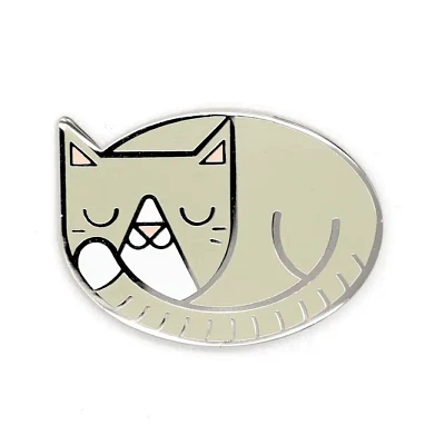 Cat Nap Pin: Dreaming in Style