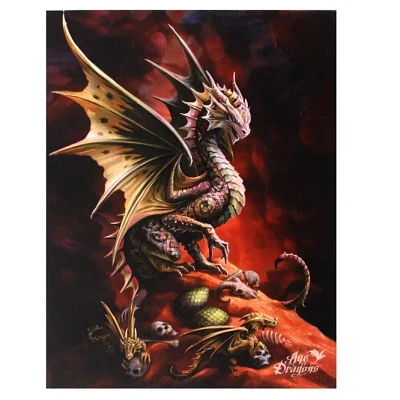 Desert Dragon Canvas by Anne Stokes