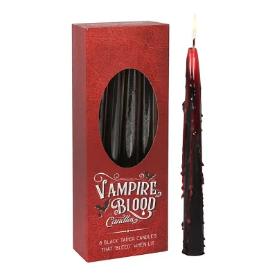 Gothic Vampire Blood Taper Candles Set