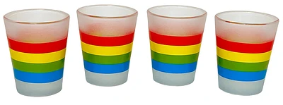 Cha-Cha Frosted Shot Glass - 4 Pc Set